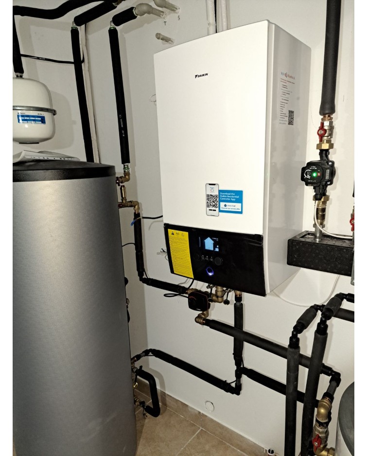 Realizácia tepelného čerpadla DAIKIN Altherma - Novoť