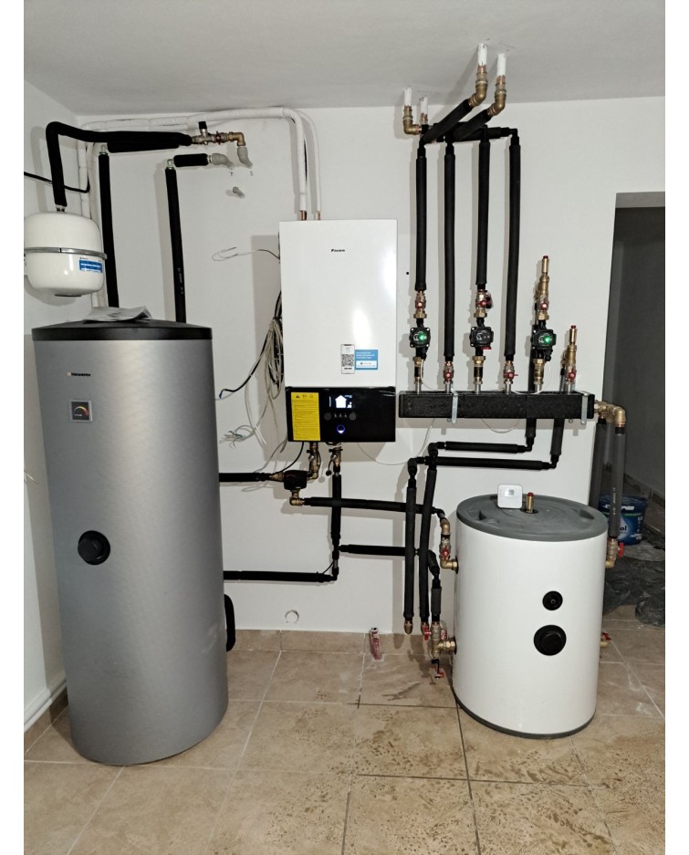Realizácia tepelného čerpadla DAIKIN Altherma - Novoť