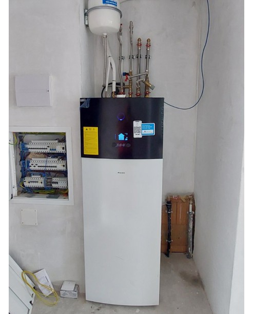 Realizácia tepelného čerpadla DAIKIN Altherma - Kajál