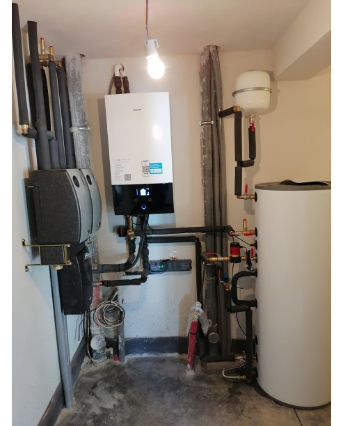 Realizácia tepelného čerpadla DAIKIN Altherma - Dolná Súča