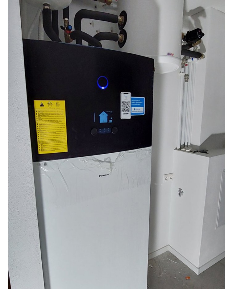 Realizácia tepelného čerpadla DAIKIN Altherma - Martin
