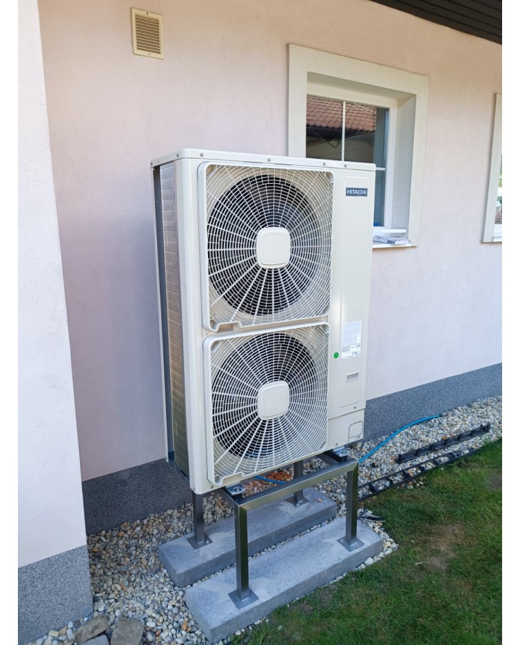 Realizácia tepelného čerpadla HITACHI - Vrútky