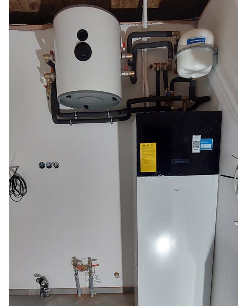 Realizácia tepelného čerpadla DAIKIN Altherma - Višňové