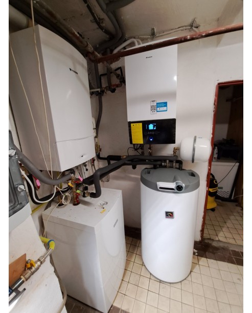 Realizácia tepelného čerpadla DAIKIN Altherma - Žilina