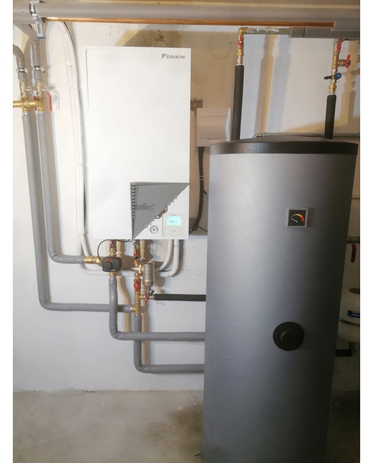 Realizácia tepelného čerpadla DAIKIN Altherma - Martin