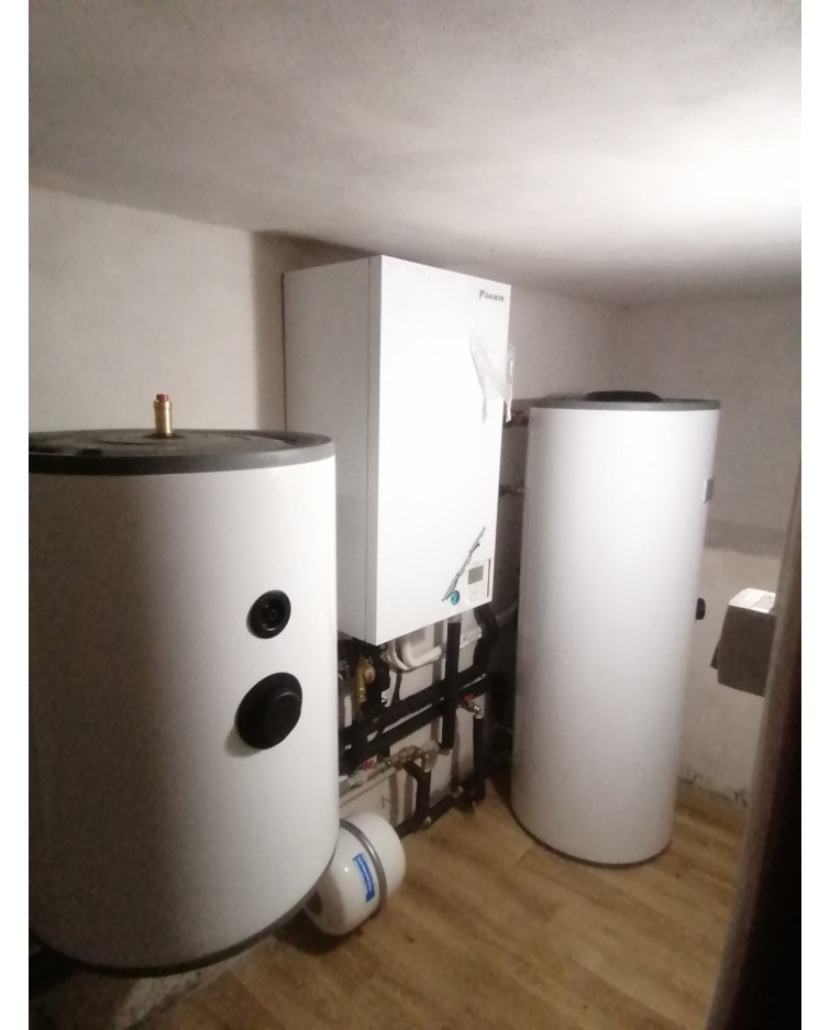 Realizácia tepelného čerpadla DAIKIN Altherma - Martin