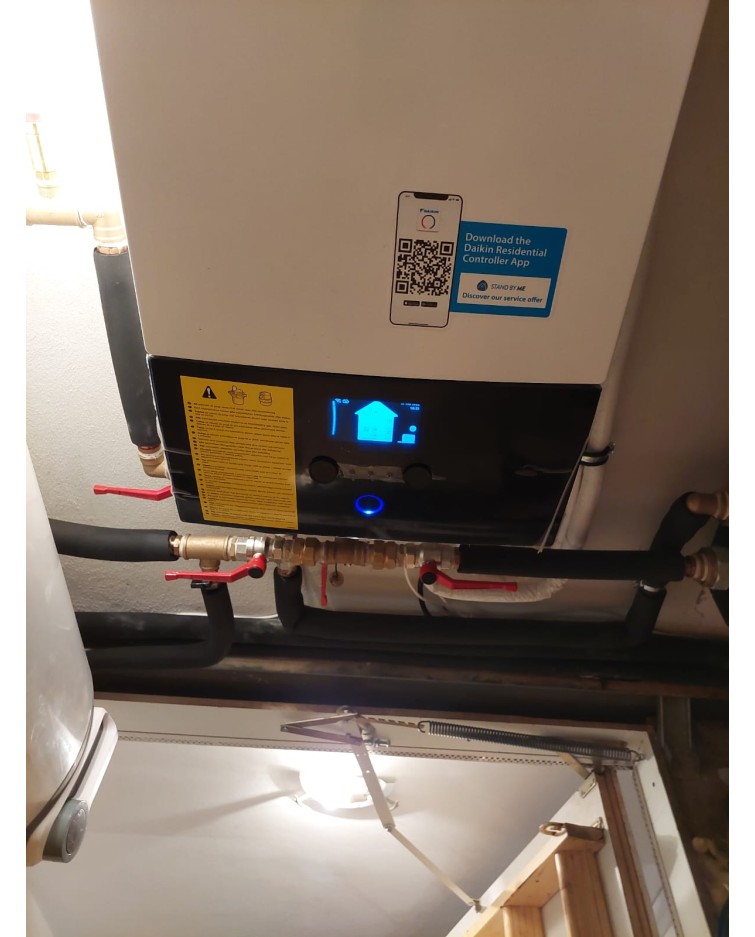 Realizácia tepelného čerpadla DAIKIN Altherma - Považská Bystrica