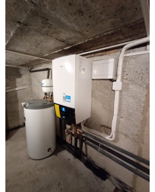 Realizácia tepelného čerpadla DAIKIN Altherma - Bôrik