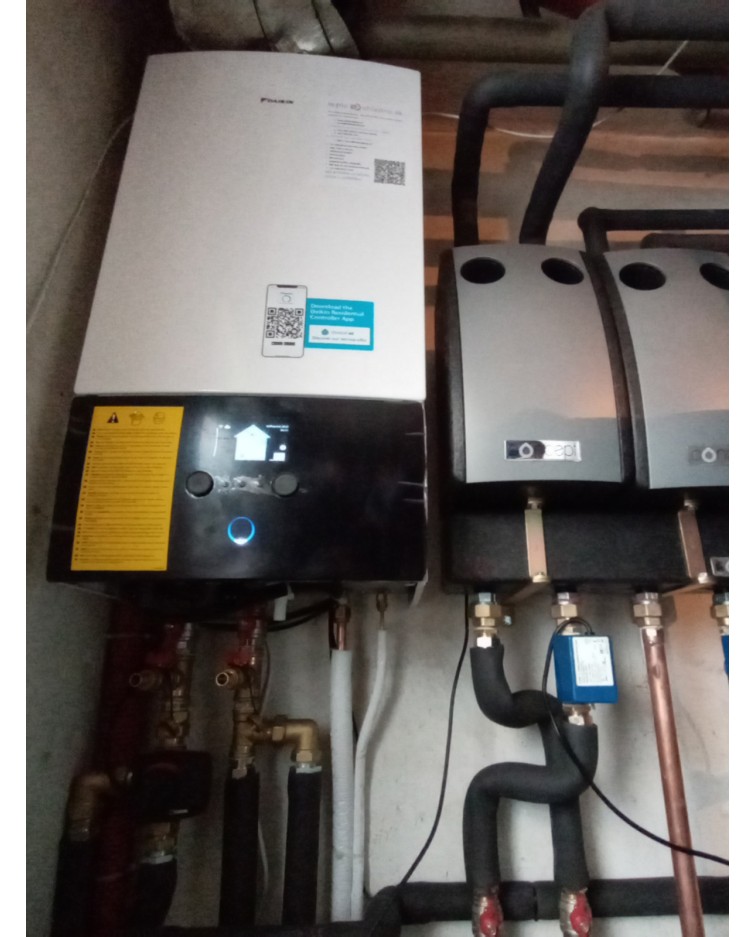 Realizácia tepelného čerpadla DAIKIN Altherma - Klin