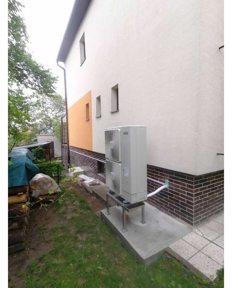 Realizácia tepelného čerpadla HITACHI - Bystrička