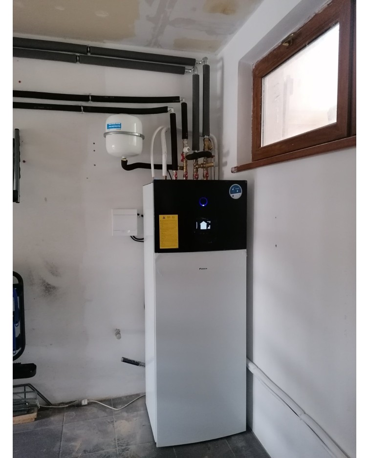Realizácia tepelného čerpadla DAIKIN Altherma - Trenčianska Turná