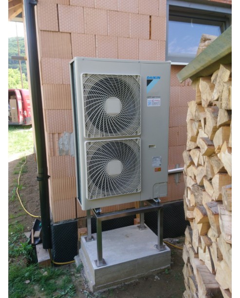Realizácia tepelného čerpadla DAIKIN Altherma - Bzince pod Javorinou