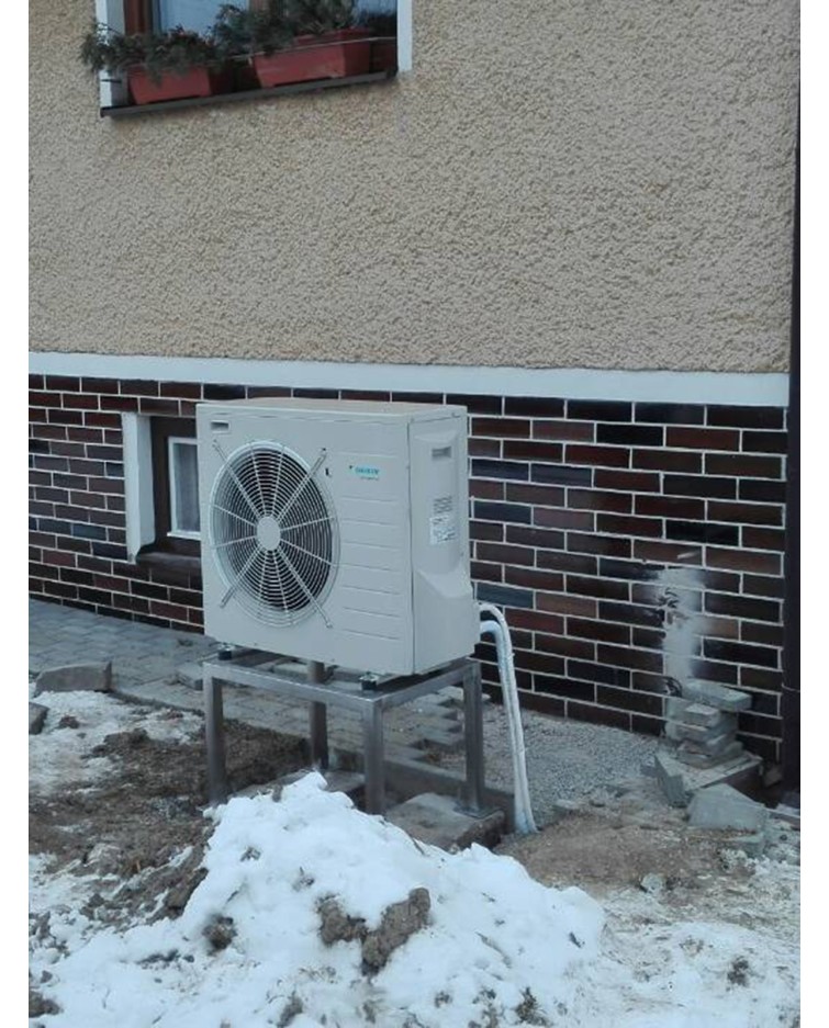 Realizácia tepelného čerpadla DAIKIN Altherma - Novoť