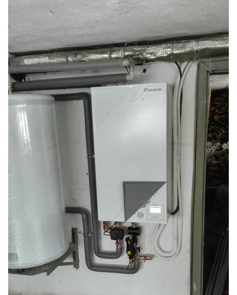 Realizácia tepelného čerpadla DAIKIN Altherma - Novoť