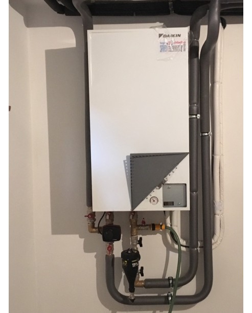 Realizácia tepelného čerpadla DAIKIN Altherma - Novoť