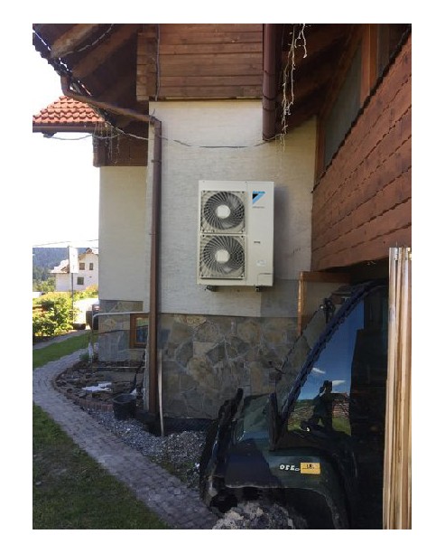 Realizácia tepelného čerpadla DAIKIN Altherma - Novoť