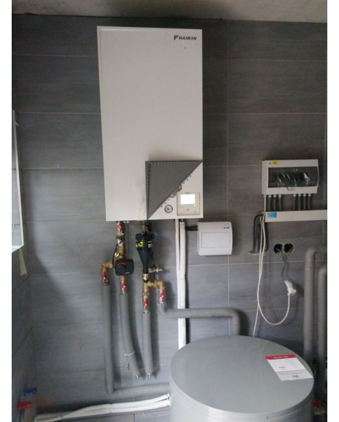 Realizácia tepelného čerpadla DAIKIN Altherma - Zubrohlava