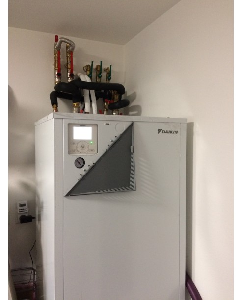 Realizácia tepelného čerpadla DAIKIN Altherma - Korňa