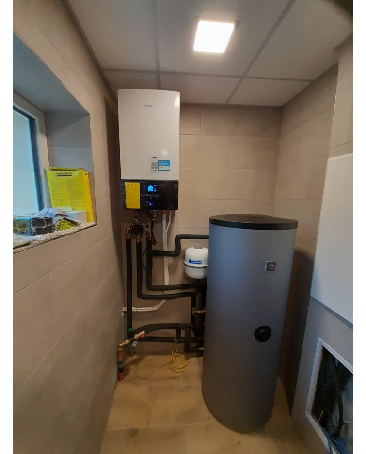 Realizácia tepelného čerpadla DAIKIN Altherma - Turčianske Kľačany