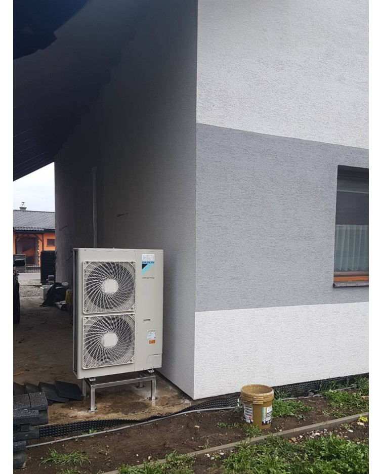 Realizácia tepelného čerpadla DAIKIN Altherma - Košťany nad Turcom