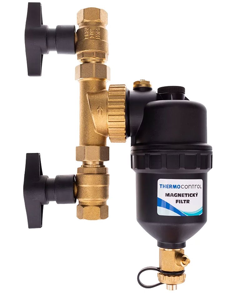 Vysokoúčinný plnoprietokový magnetický filter TC MF01 - 1”