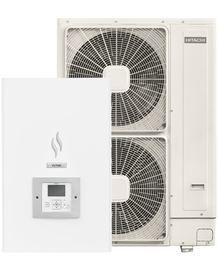 Kompletný set tepelného čerpadla HITACHI Yutaki S 14kW, vrátane inštalácie