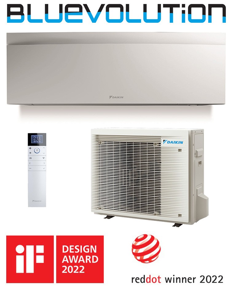 Klimatizácia Daikin NEPURA Emura, biela, optimalizovaná pre vykurovanie