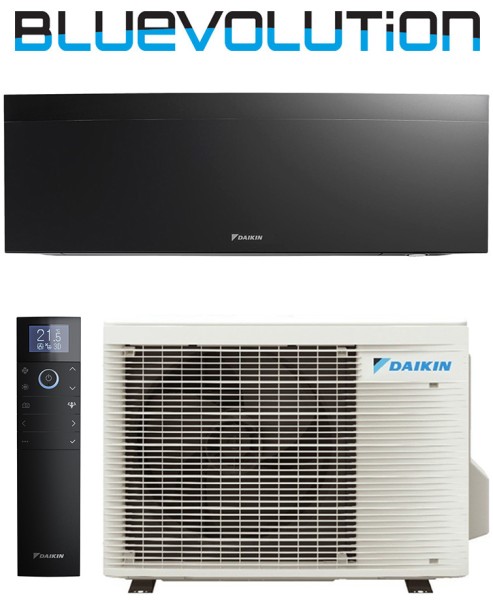 Klimatizácia Daikin NEPURA Emura, čierna, optimalizovaná pre vykurovanie