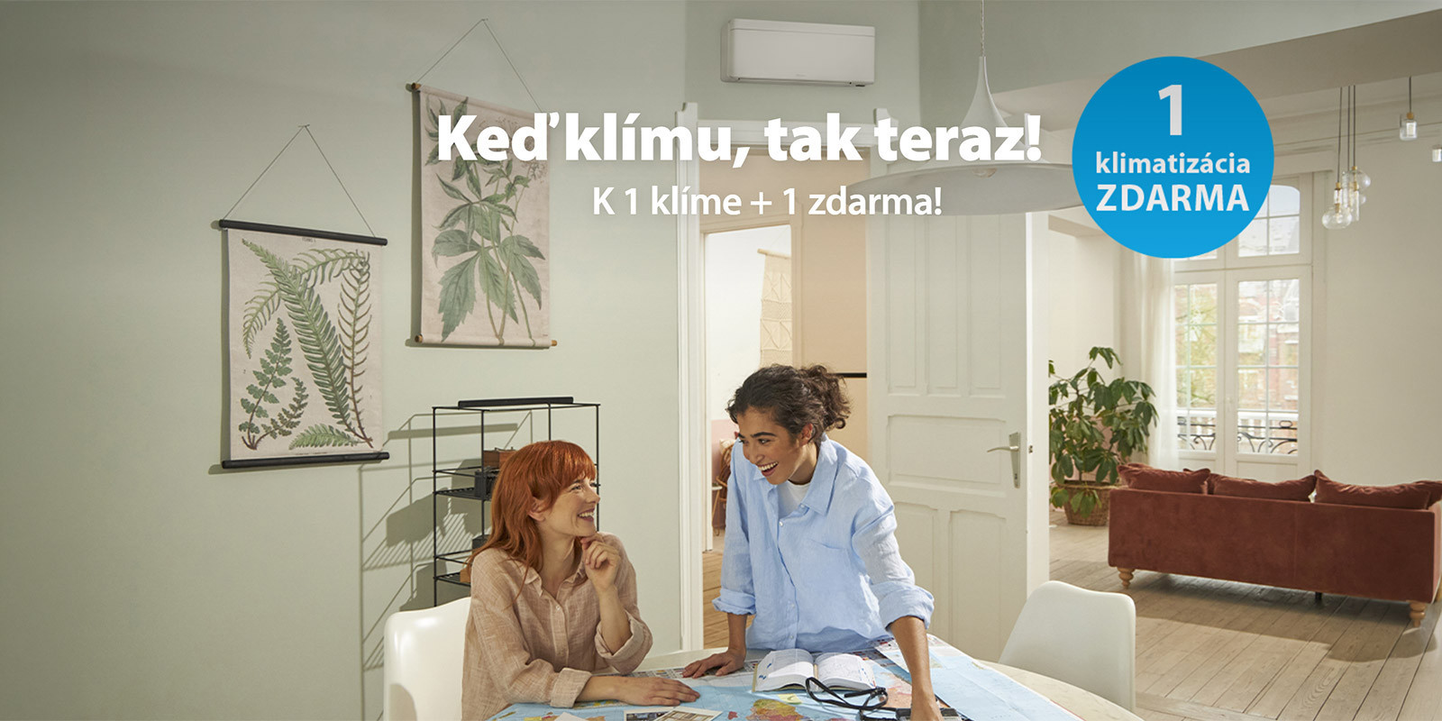 Akcia Daikin Multi Split: vnútorná klimatizácia zdarma (do 31. 7. 2026)